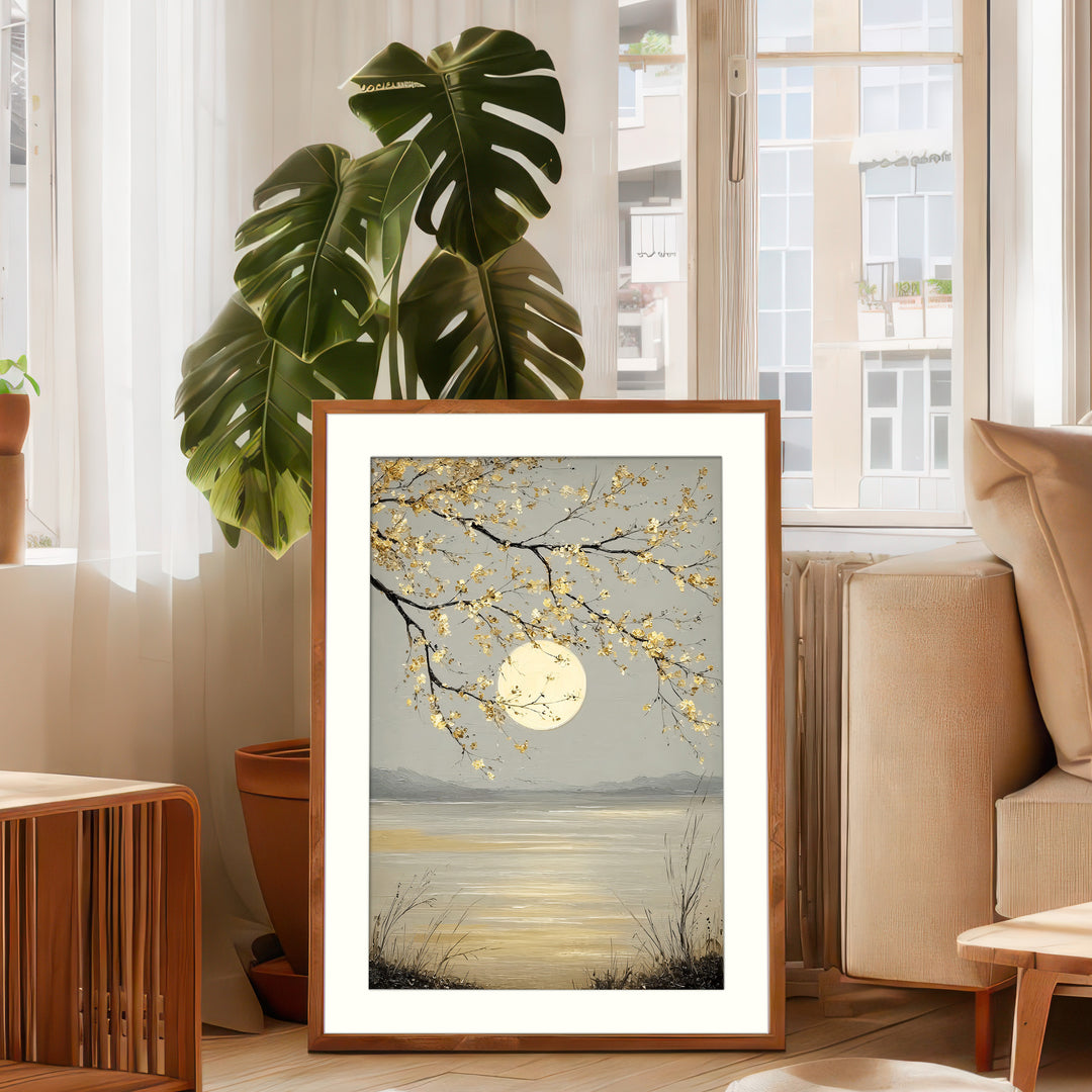 Golden Blossom Art Print