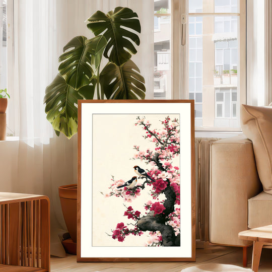 Japanese Floral Wall Art