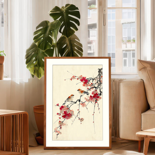 Bird Blossom Art Print