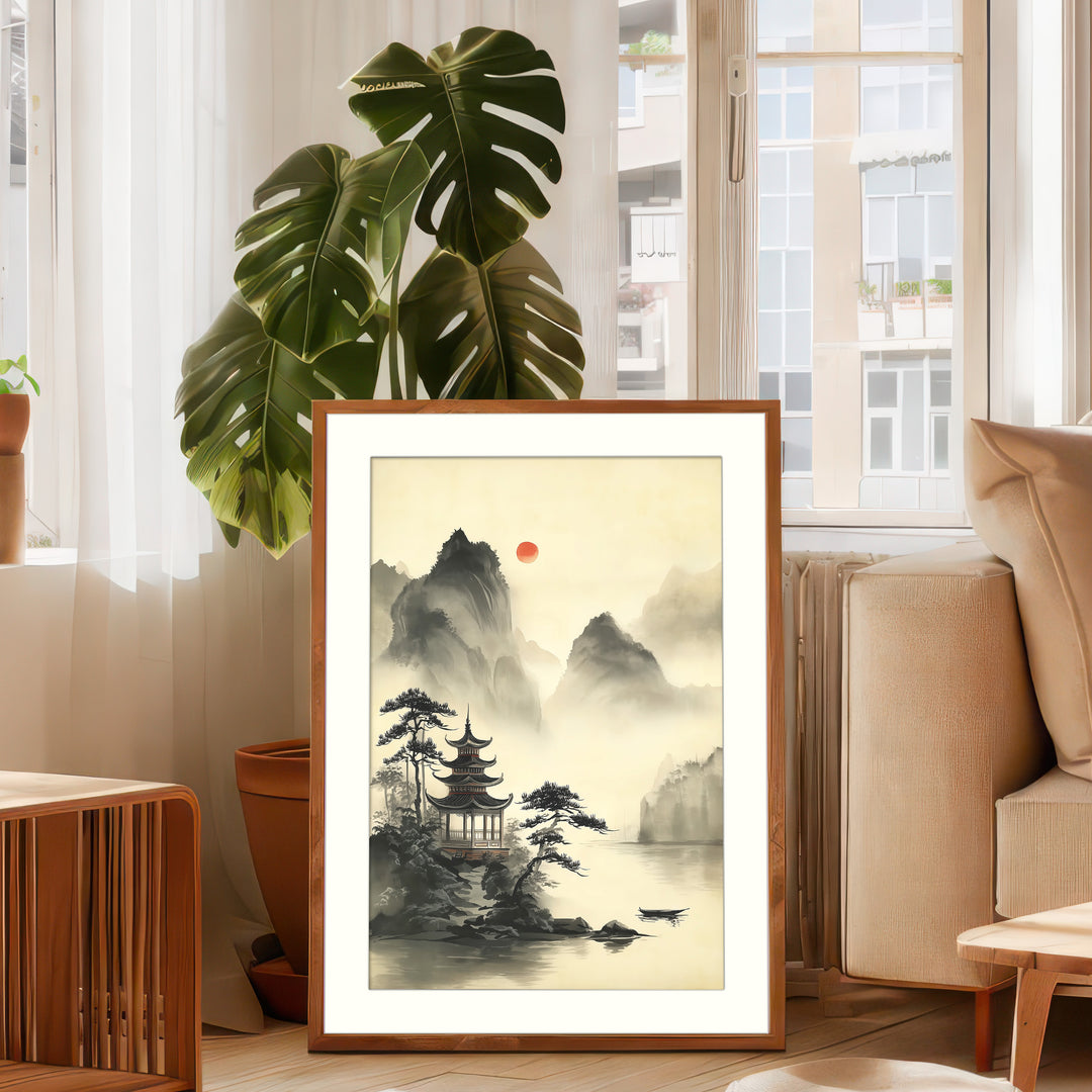 Japanese Pagoda Art Print