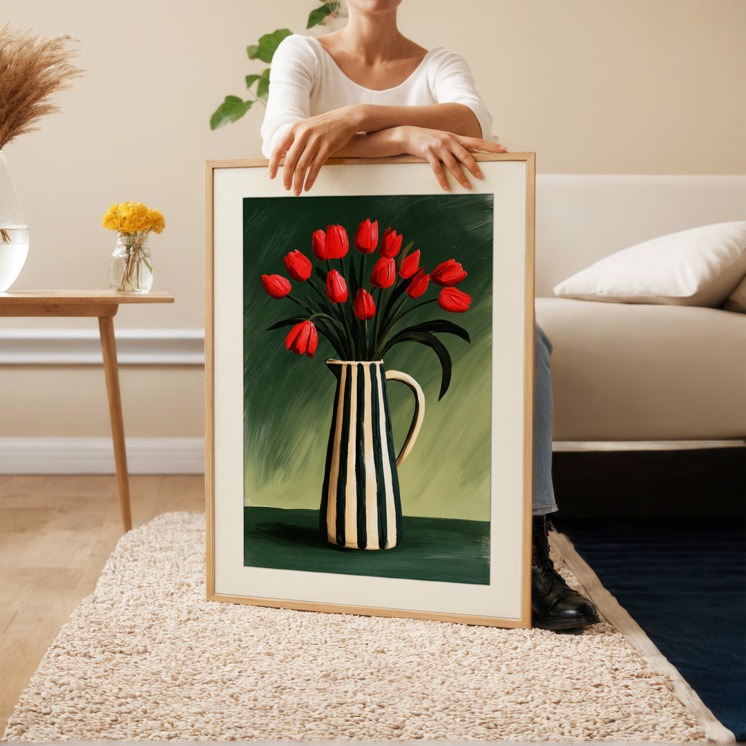 Red Tulips Art Print
