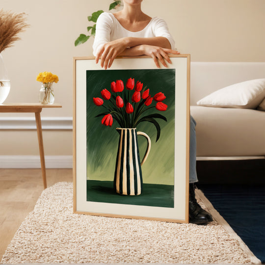 Red Tulips Art Print