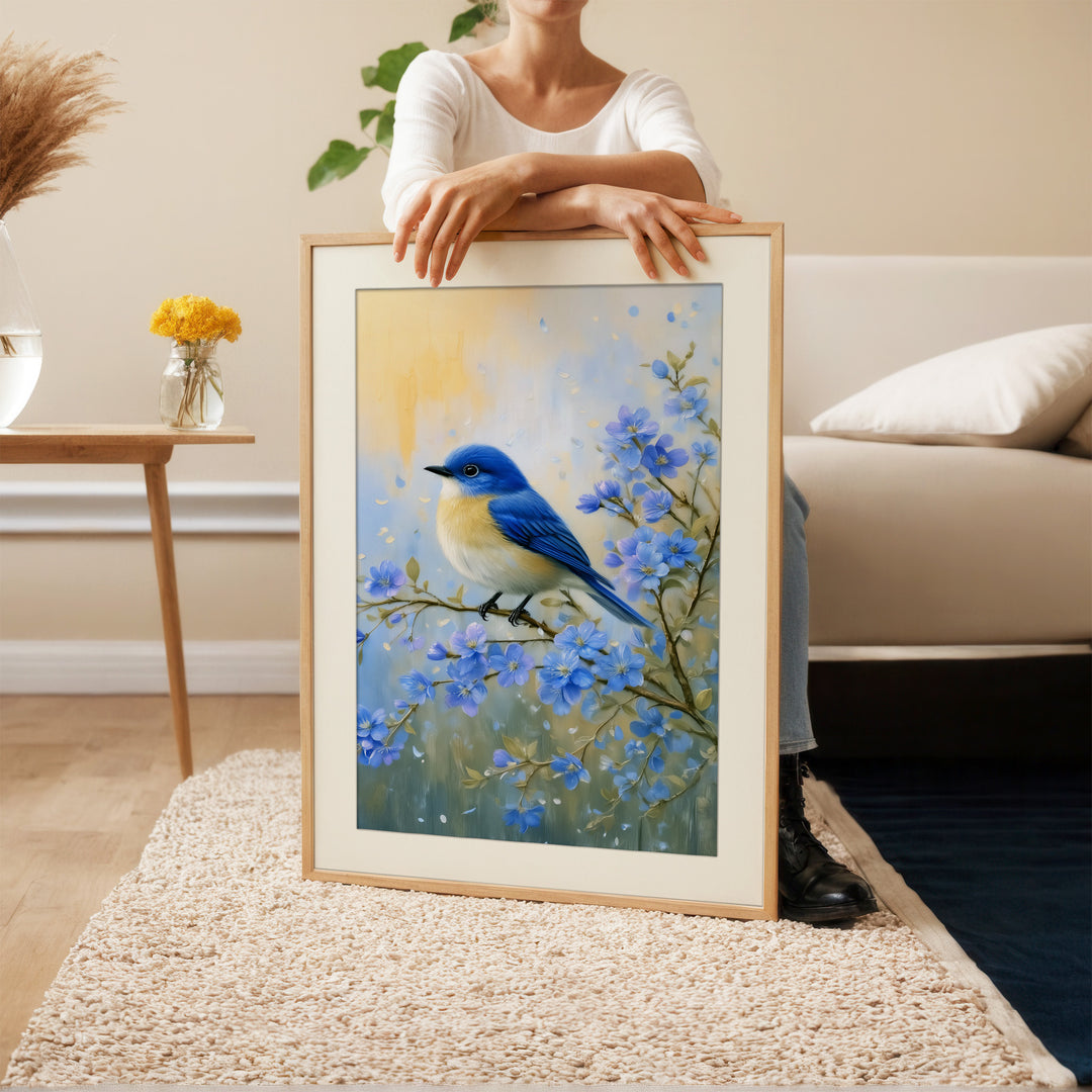 Blue Bird Art Print