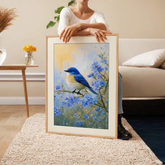 Blue Bird Art Print