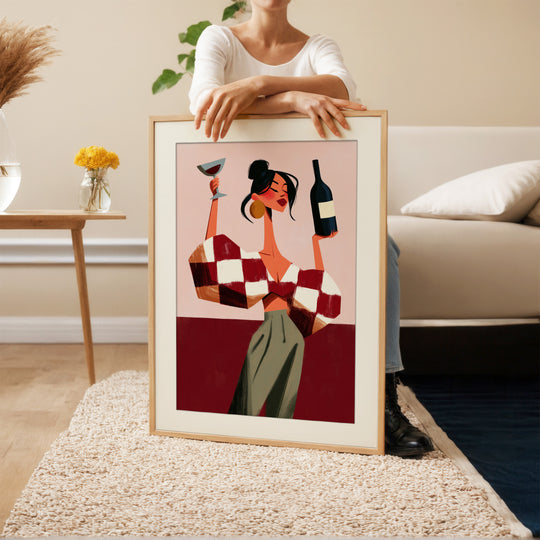Wine Lover Art Print