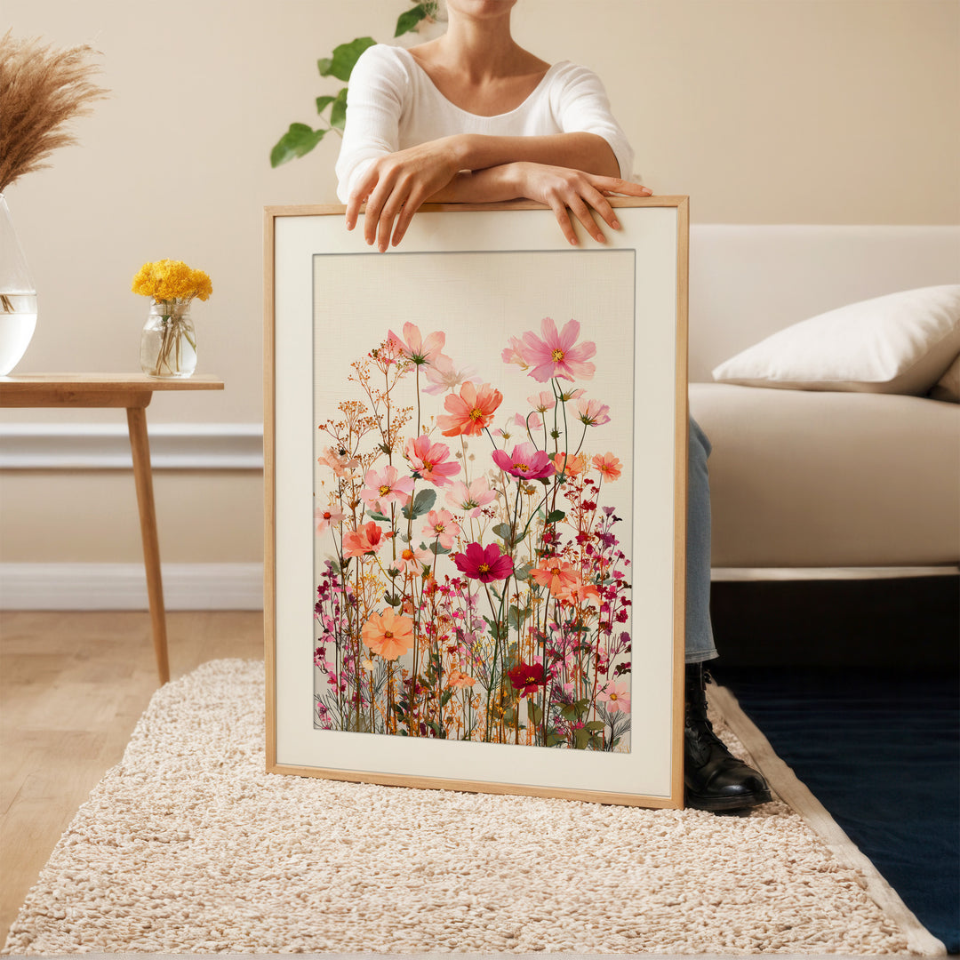 Pink Wildflower Art Print