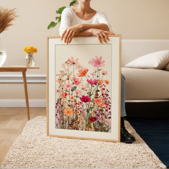 Pink Wildflower Art Print