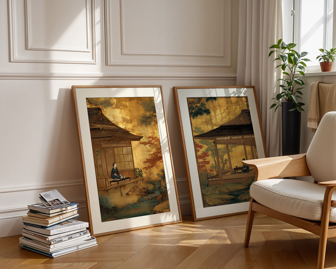 Japanese Zen Wall Art Prints Set of 2