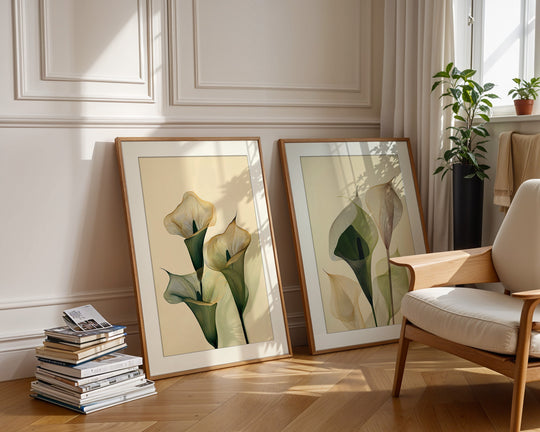 Calla Lily Wall Art Set of 2
