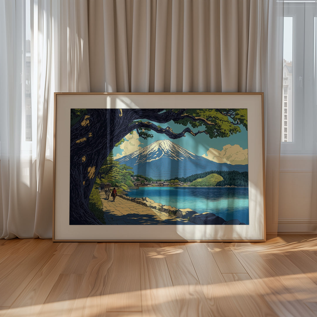 Japanese Landscape Wall Art Print