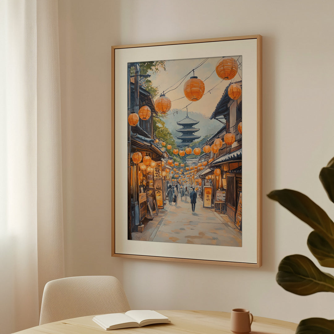 Pagoda Path with Lanterns
