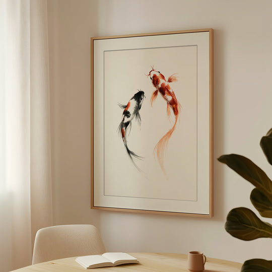 Japanese Koi Fish Art Print