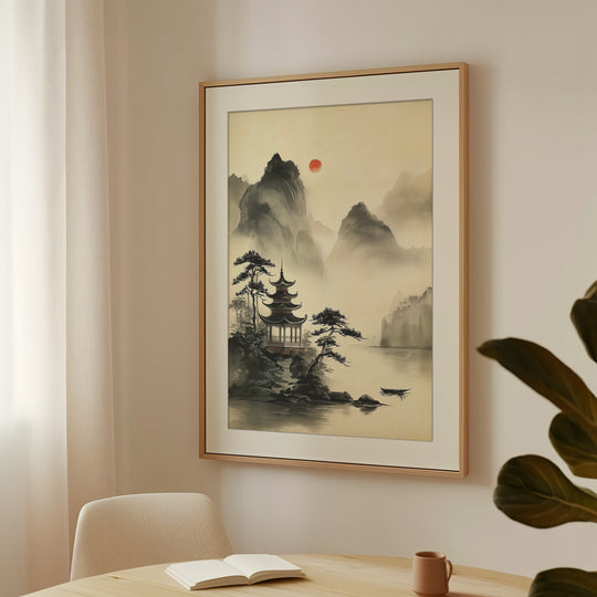 Japanese Pagoda Art Print