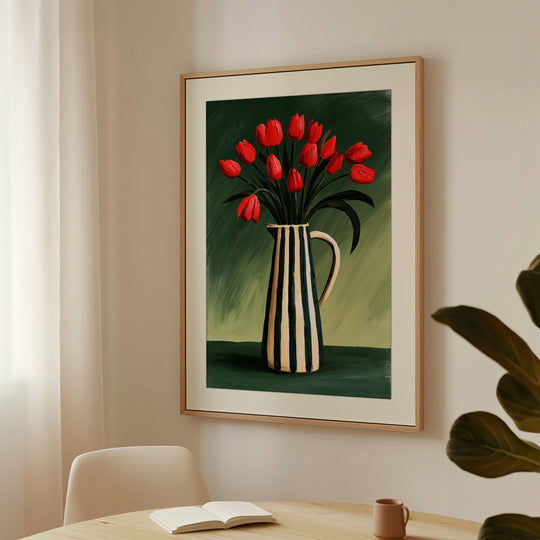 Red Tulips Art Print