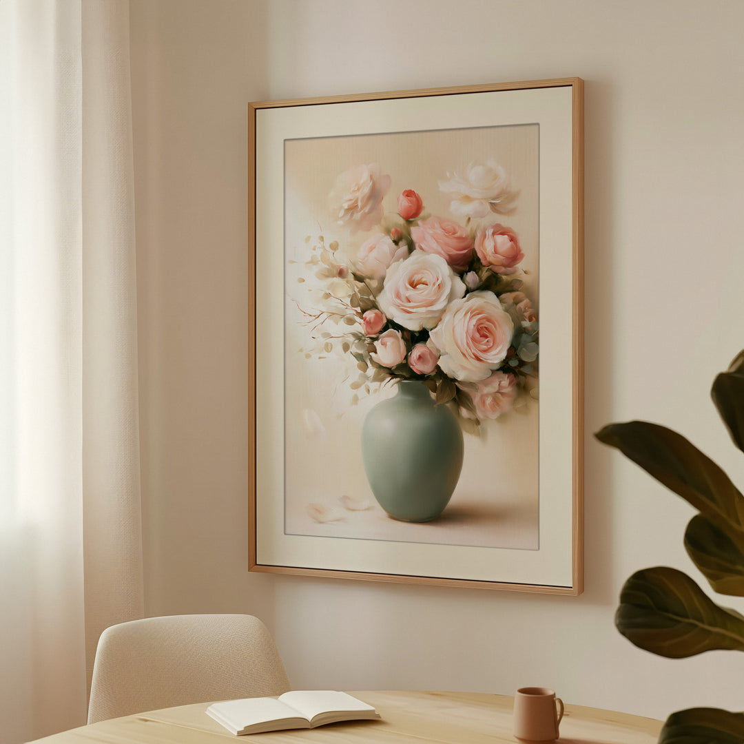 Pink Rose Art Print