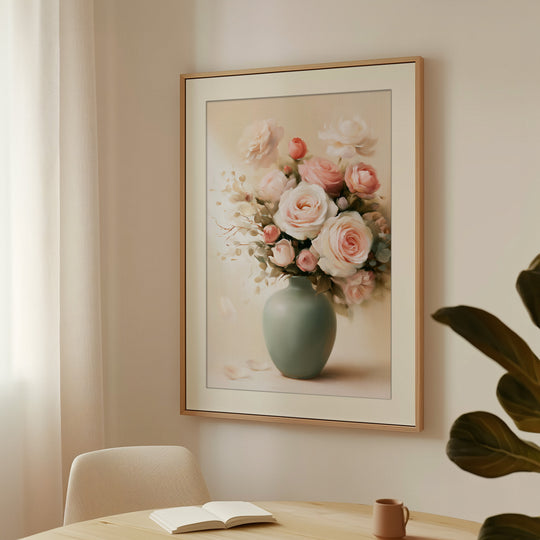 Pink Rose Art Print