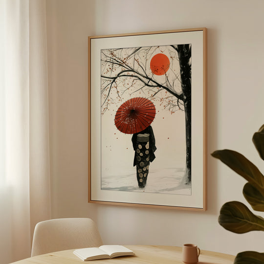 Japanese Woman Art Print