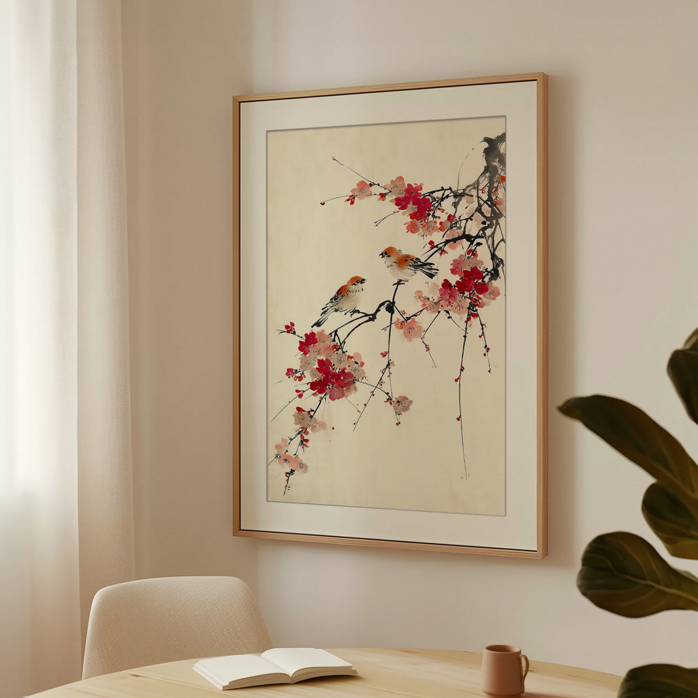 Bird Blossom Art Print
