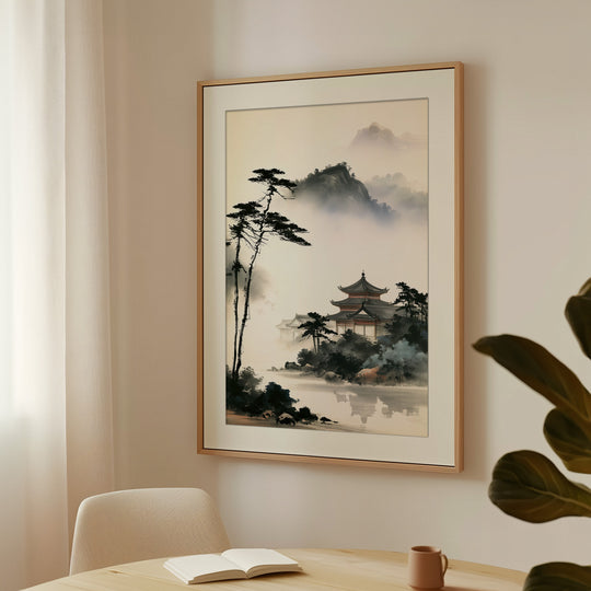 Japanese Temple Art Print