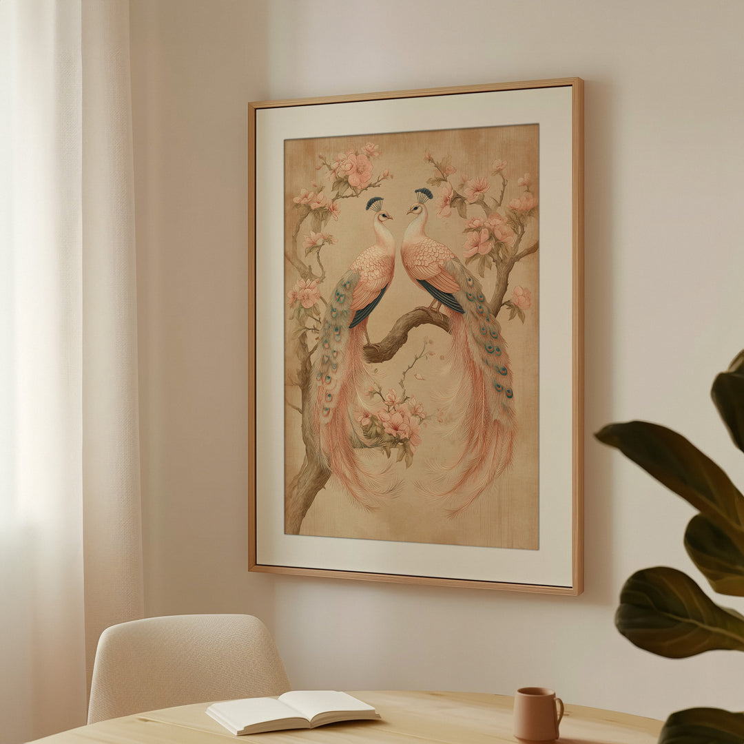 Peacock Bird Wall Art Print