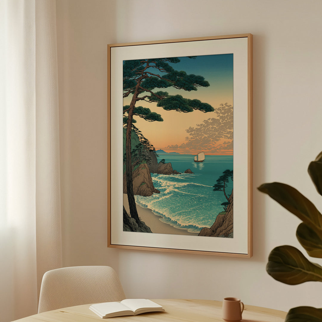 Sunset Coastal Pines