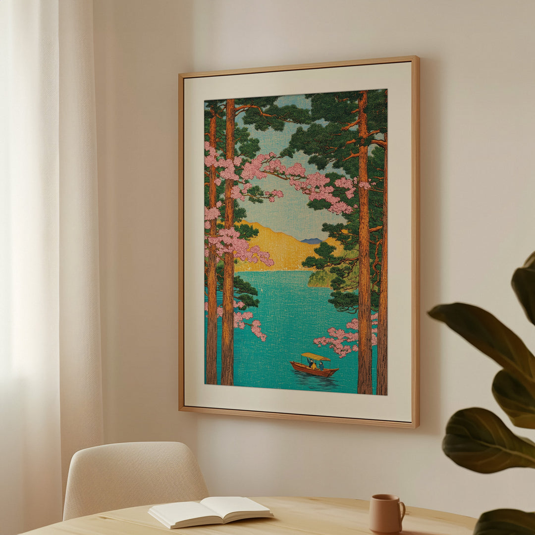 Blossoms Over the Lake