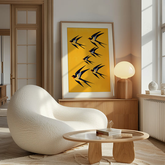 Swallow Bird Art Print