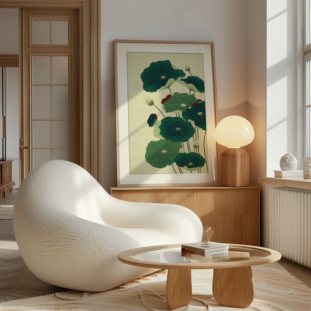 Lotus Leaf Art Print