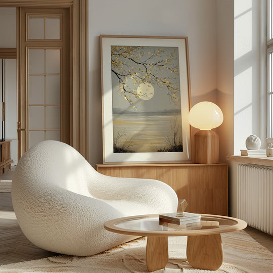 Golden Blossom Art Print