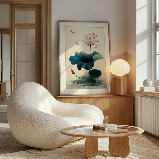 Lotus Flower Wall Art Print
