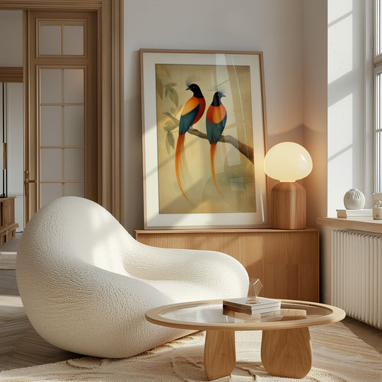 Tropical Birds Wall Art Print