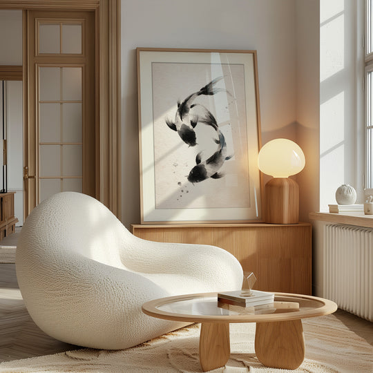 Koi Fish Wall Art Print