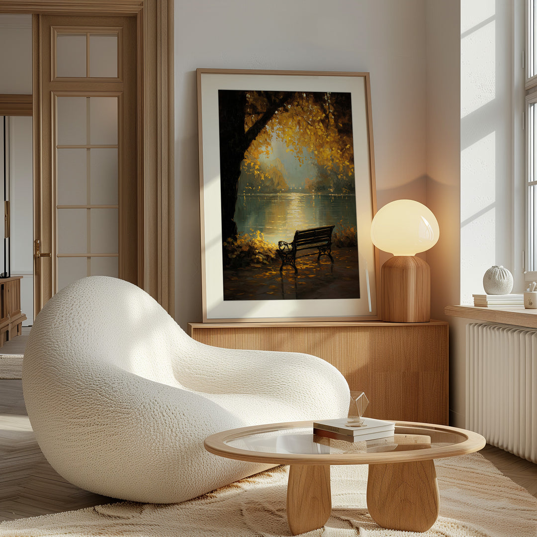 Autumn Lake Art Print
