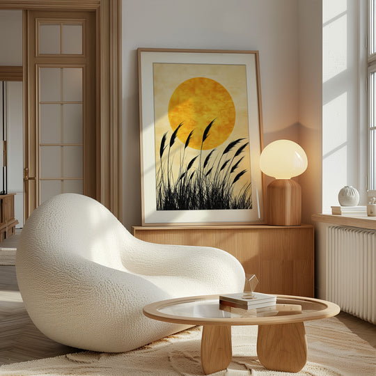 Golden Sun Art Print