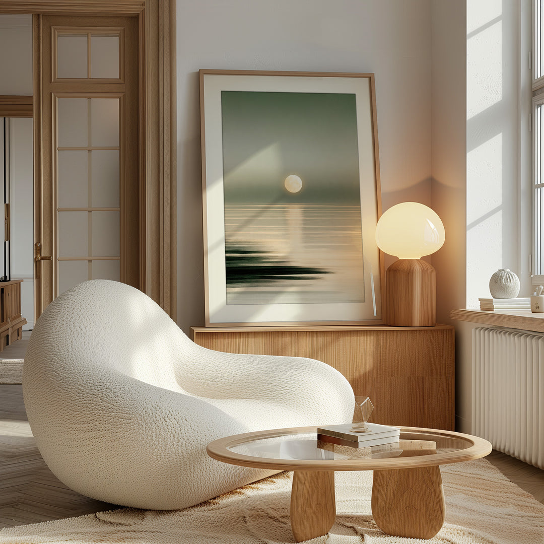 Moonlit Ocean Art Print