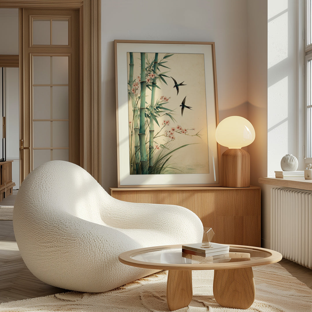 Bamboo Bird Art Print