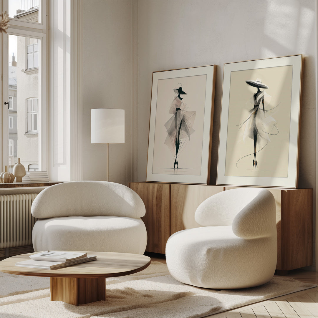 Fashion Wall Art Prints Set of 2