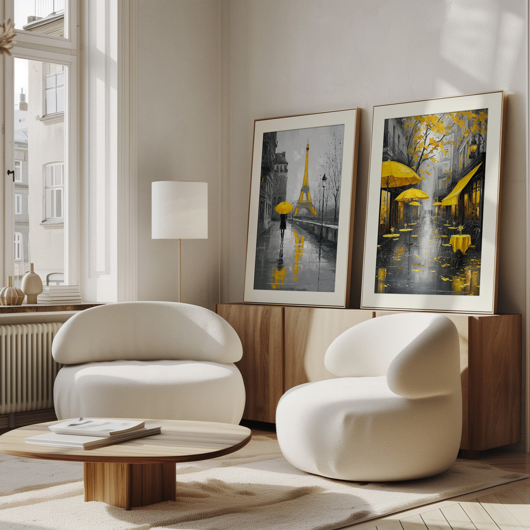 Paris Wall Art Prints Set of 2