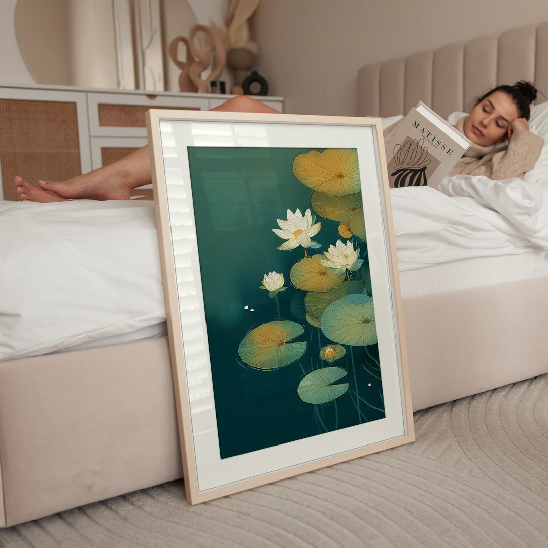 Teal Botanical Wall Decor