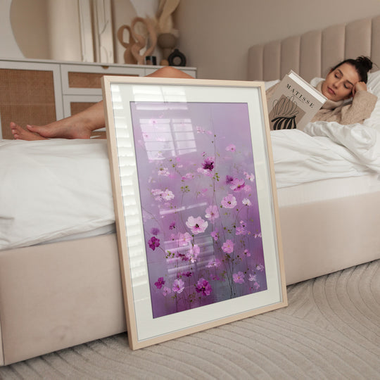 Pink Floral Art Print