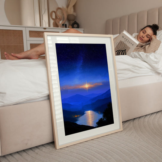 Starry Night Wall Art Print