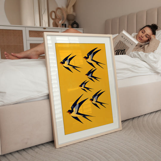 Swallow Bird Art Print