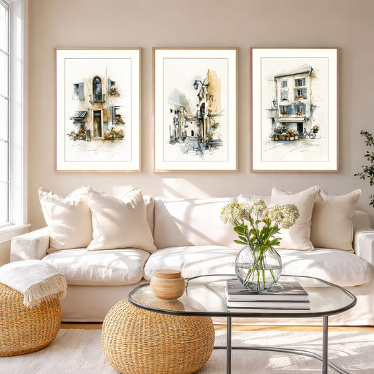 European Street Wall Art Prints