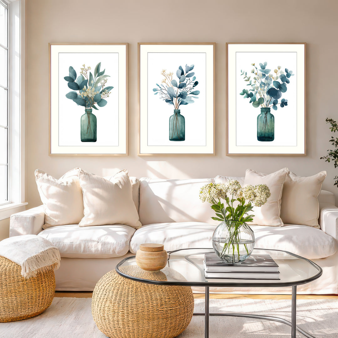 Eucalyptus Illustration Set of 3