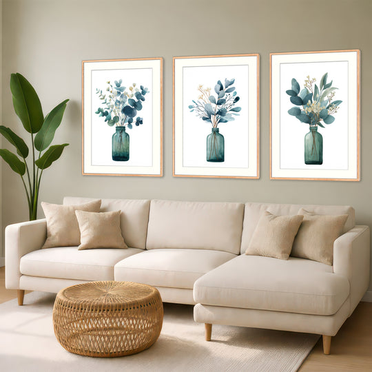 Eucalyptus Illustration Set of 3