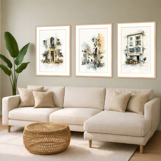European Street Wall Art Prints