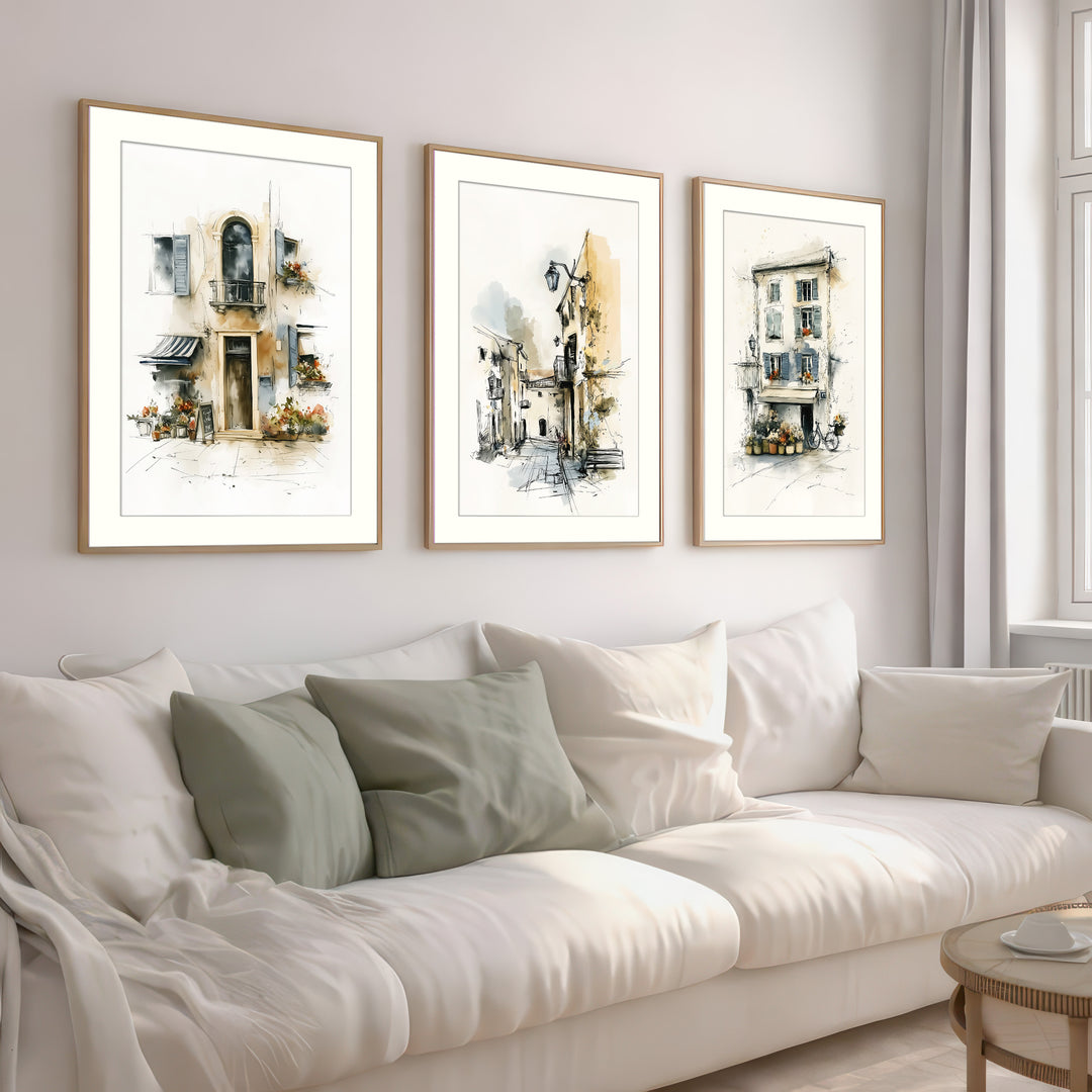 European Street Wall Art Prints