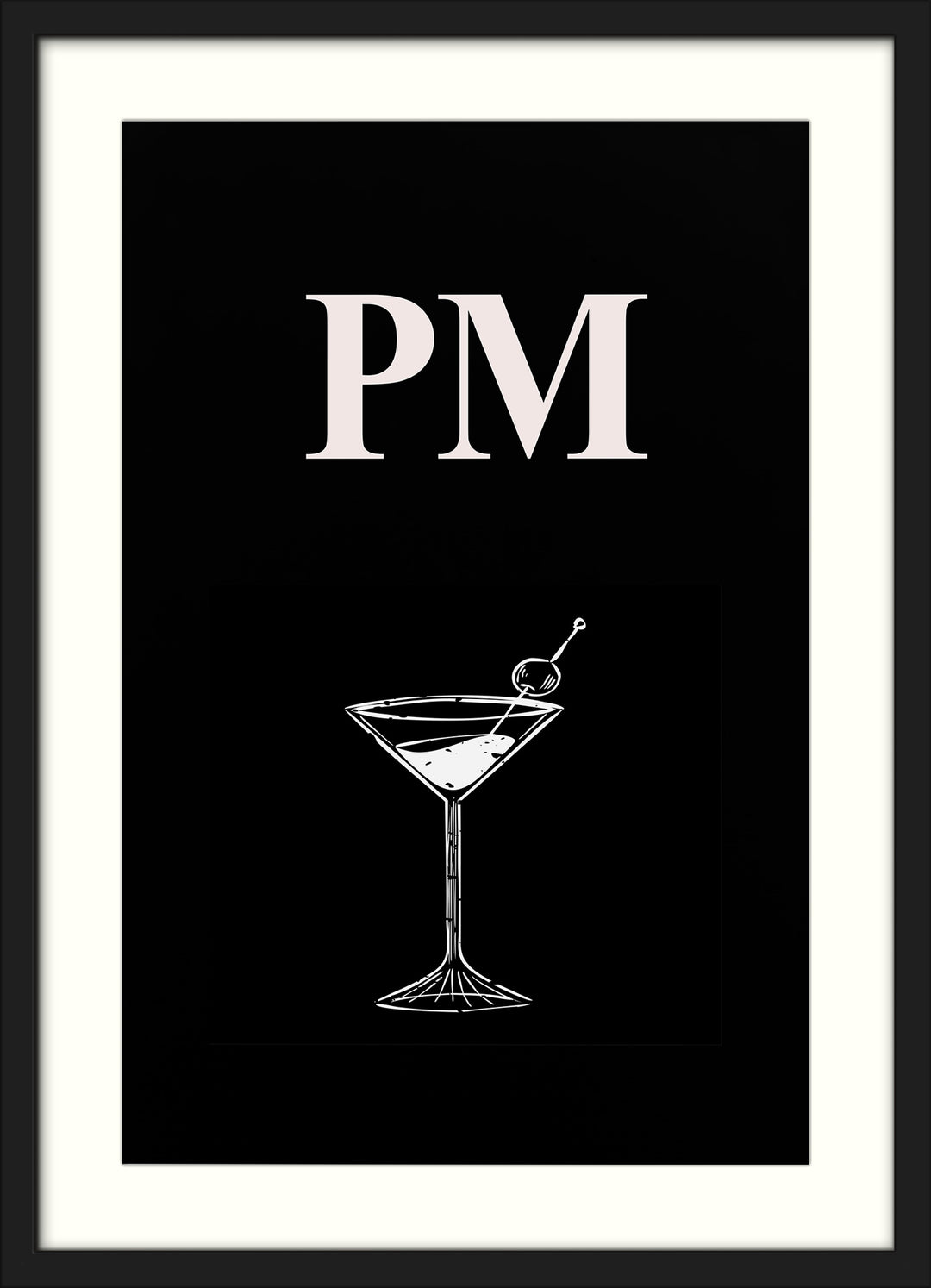 AM PM Wall Art Prints Set of 2