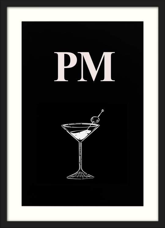 AM PM Wall Art Prints Set of 2