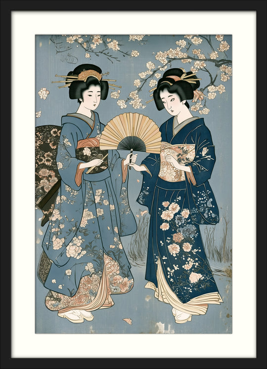 Japanese Geisha Art Print